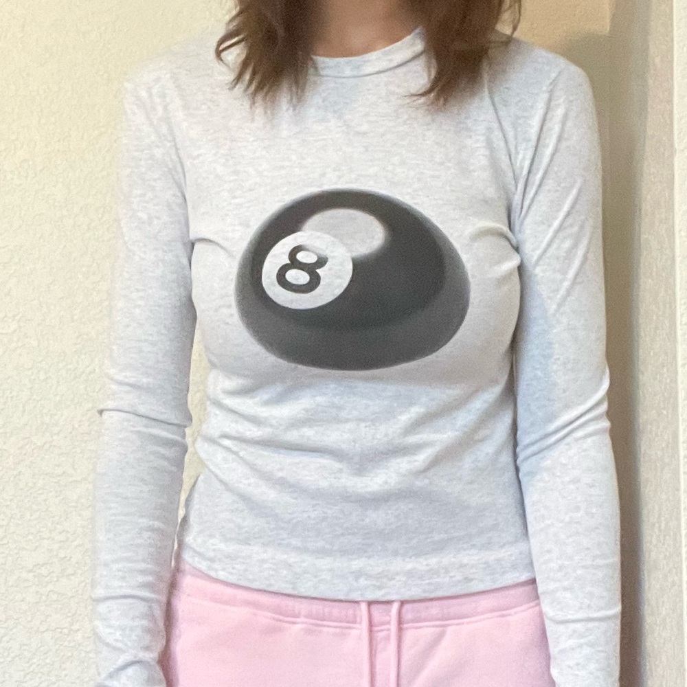 Edikted 8 Ball Fitted Longsleeve